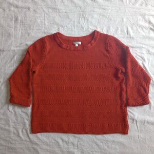 Croft & Barrow, Womans Sweater, Red, Size L